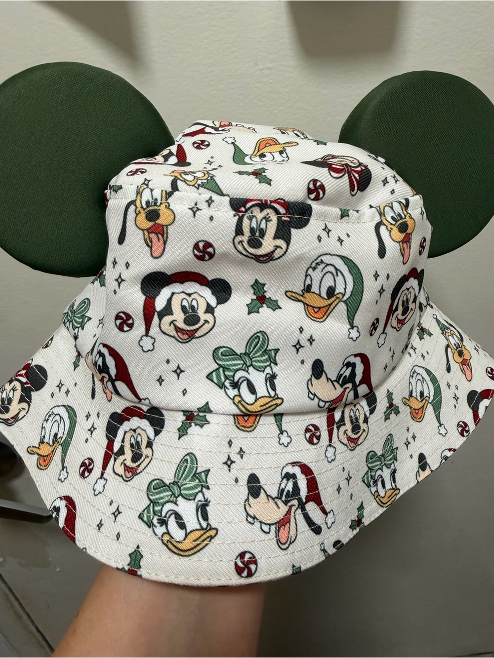 Disney Holiday Character Bucket Hat - White